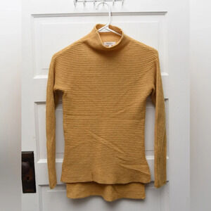 Bartolini Mock‎ Neck sweater yellow, size XS